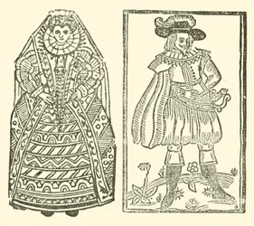 Illusztráció a Roxburghe-balladákhoz (fametszet)