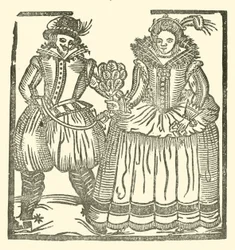 Illusztráció a Roxburghe-balladákhoz (fametszet)