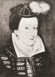 Mária, skótok királynője (litho)