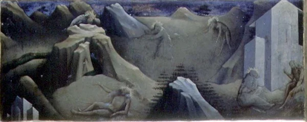 Jelenetek Szent Onufriusz életéből (tempera a panelen)