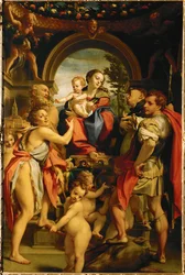 Szent György Madonna (festmény nyárfára)