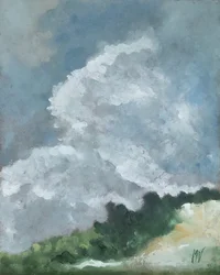 Wolken darüber