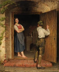 Rajz az ajtón, 1887.