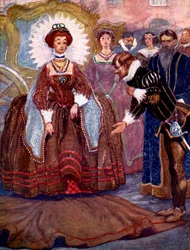 „Gyorsan levette köpenyét, és a földre dobta”, 1581, 1905.