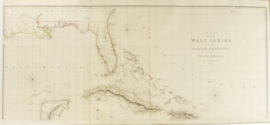 Chart of the West Indies and Spanish Dominions in North America