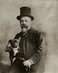 Henri Gauthier író portréja, Villars (fénykép)