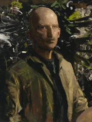 Abbott Handerson Thayer, Önarckép, 1920.