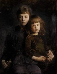 Mary és Gerald Thayer testvér, 1889.