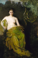 Félig drapírozott figura