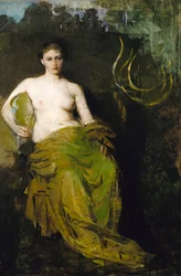 Félig terített figura, kb. 1885.