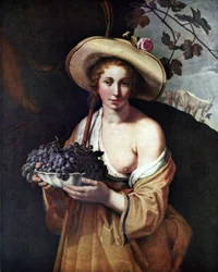Német: Shepherdess with Grapes Shepherdess with Grapes