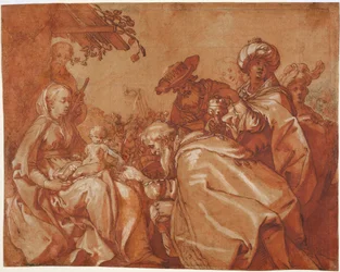 A mágusok imádása, 1624