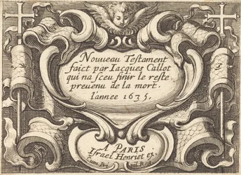 Callot "The New Testament" című művének előlapja