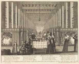 A párizsi Hôpital de la Charité kórterme