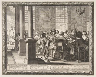 A bankett a tékozló fiú visszatéréséért, kb. 1636.