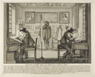 A metsző és a rézkarc, 1642