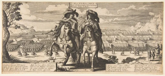 A francia erők: XIII. Lajos és Gaston d