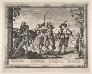The Hotpot Carried to the Newlyweds, vagy The Racket, kb. 1633.