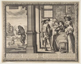 A tékozló fiú elhagyja otthonát, kb. 1636.