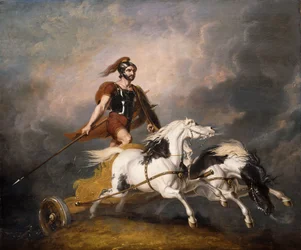 Cuthullin autója: "A háború kocsija úgy jön, mint a halál lángja, 1815