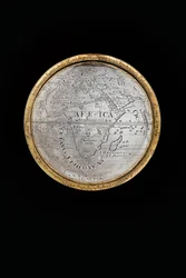 Két kivételes földi és égi földgömb, Hercules és Atlas támogatásával, Augsburg, 1697-99
