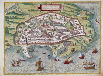 Alexandria térképe – Abraham Ortelius, Antwerpen