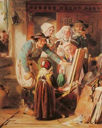 Művészetkritikusok Bretagne-ban, 1860
