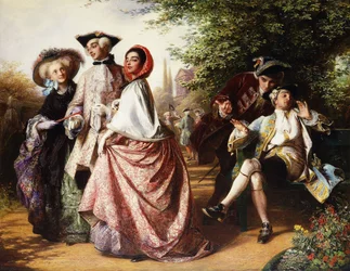 A róka és a szőlő, 1858