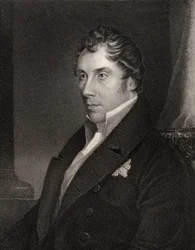 George Hamilton Gordon, Thomas Woolnoth (1785-1857) metszete a "National Portrait Gallery, III. kötet" című, 1835 körül megjelent kötetből.