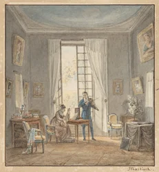 Salon Interior, Gabriel d