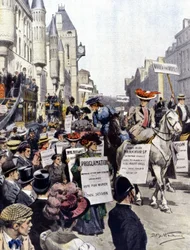 Tüntetések Londonban 1908 szeptemberében