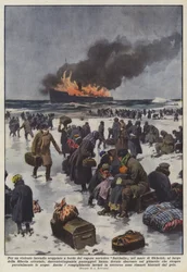 Egy heves tűz miatt, amely a Sakhalin szovjet gőzhajó fedélzetén ütött ki az Ohotszki-tengeren?