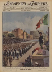 Hetvenezer fasiszta nő gyűlt össze Rómában