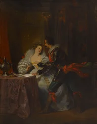 Le Duc et la Duchesse de Guisse. Alexandre Dumas III. Henrik és udvarai után, 1829.