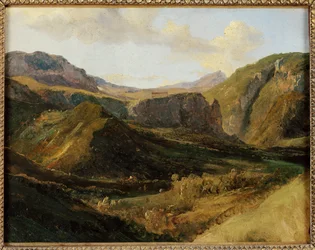 Segesta temploma, Szicília (festmény vászonra)