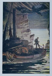 Illusztráció: Victor Hugo (1802-85) A tenger munkásaiból, 1923