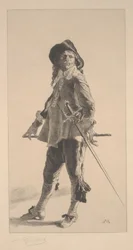 A párbajozó, Jean ?Louis?Ernest Meissonier nyomatát készítette