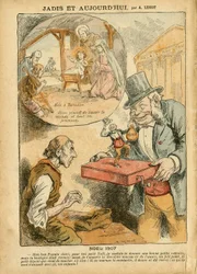 Illusztráció Achille Lemotról (1846-1909) Le Pelerinben, 2007.12.22. - Korábban és ma - Nyugdíjasok nyugdíjazása, Parlamentellenesség, Valláshit, Noel, Képviselőházi ülésterem, Tizenötezer, Parlamenti kárpótlás, Katolikus Katolikus