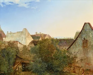 Kilátás a bécsi külvárosi házakra (Beatrixgasse)
