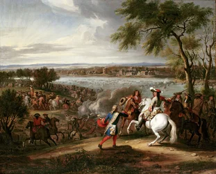 XIV. Lajos francia király átkel a Rajnán, 1672. június 12.