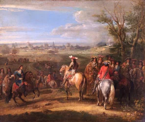 XIV. Lajos egy ostromban, 1678 körül (olaj, vászon)