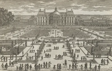 Vaux-Le-Vicomte látképe, 1680-as évek, 1680-as évek.