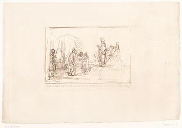 A vádlott bírái elé állította Hat nyomat Rembrandt rajzai után, a bécsi Hofbibliothekben (sorozat címe) Six estamppes gravées d