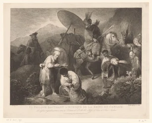 De doop van de kamerling ajtó Philippus Szent Fülöp megkereszteli Candace királynőjének eunuchját (cím a tárgyon)
