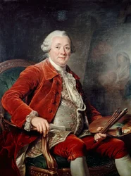 Charles-Amédée-Philippe van Loo portréja