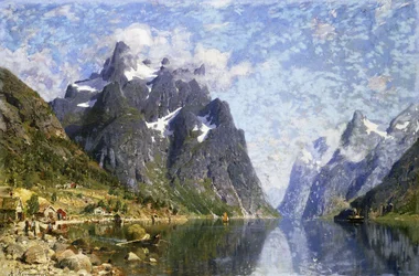 Hardanger Fjord, Norvégia,