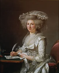 Franciául:  Portrait de femme Egy nő portréja