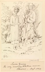 Susan Young, Az egyetlen túlélő tahiti nő, Pitcairn [sziget], 1849. aug.