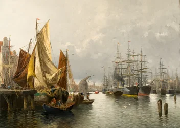 Le Havre kikötőjében