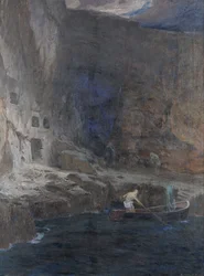 Az Akherón lelkei című mű részlete, 1898